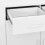 VidaXL vidaXL Storage Cabinet White Steel Sideboard Bookcase Cupboard Display Cabinet 2