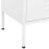 VidaXL vidaXL Storage Cabinet White Steel Sideboard Bookcase Cupboard Display Cabinet 9