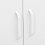 VidaXL vidaXL Storage Cabinet White Steel Sideboard Bookcase Cupboard Display Cabinet 4