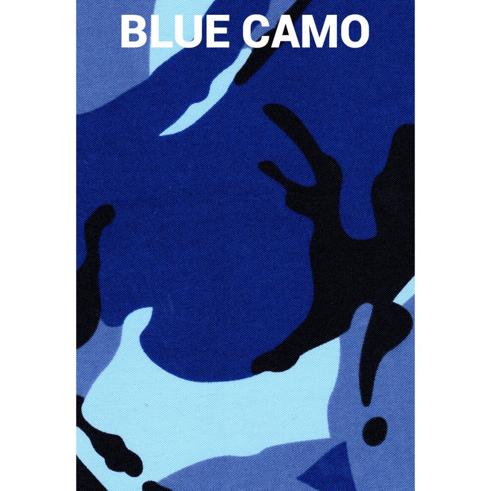 ( Camouflage, Driver's Seat & Single Passenger) Turtle Covers Ford Transit Custom 2013+ Seat Covers Blue 5057605037745