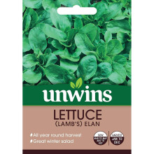 Unwins Vegetables Grown Your Own Corn Salad Lettuce Lamb's Elan Seeds Packet