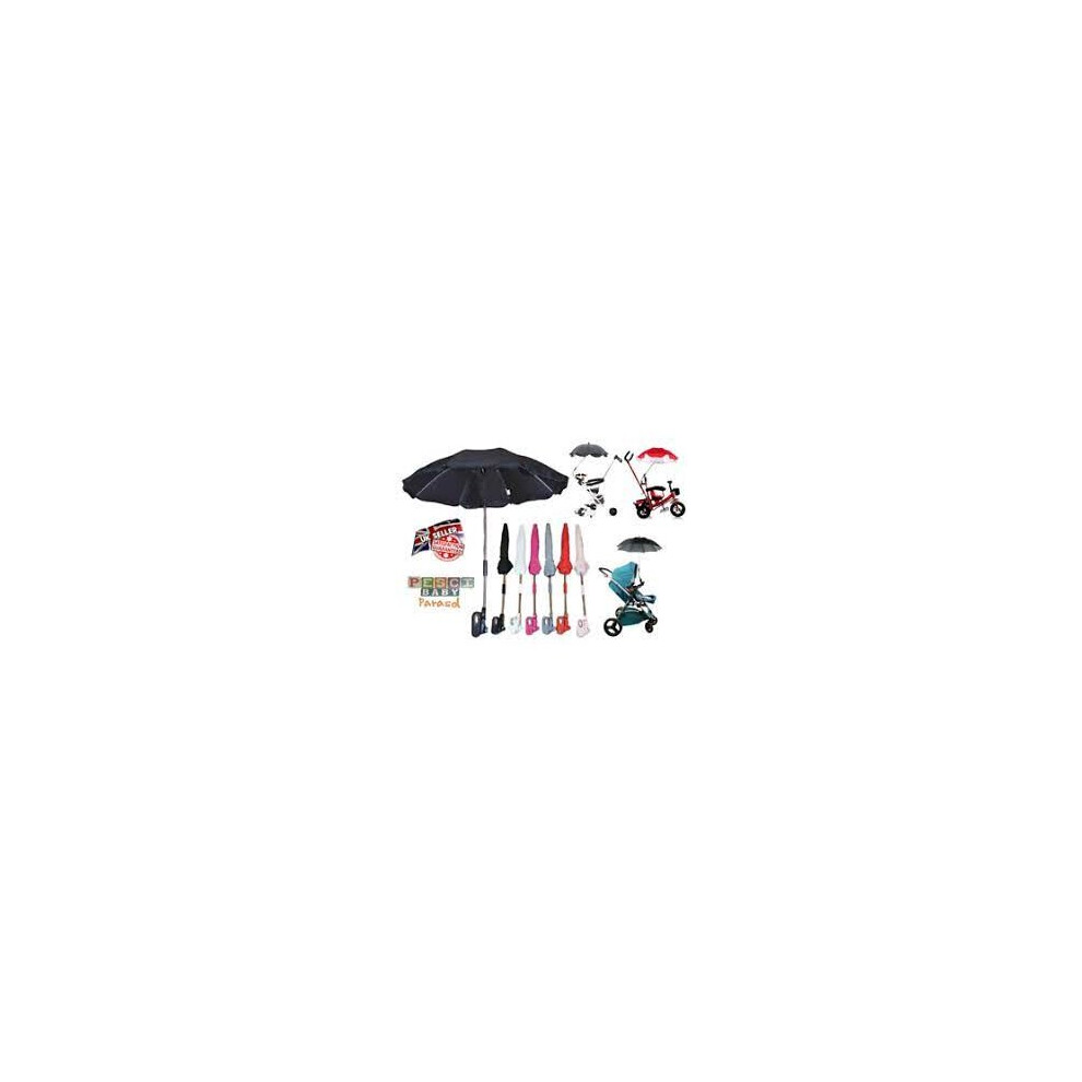 Gimbles® (Red) New Pesci Universal Sun Rain Umbrella Baby Pram Pushchair Canopy Parasol Shade