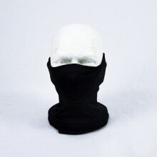 (Black - S/M) Balaclava Cycling Neck Tube Scarf Snood
