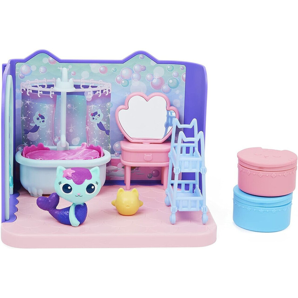 Gabby's Dollhouse Primp and Pamper Bathroom Playset