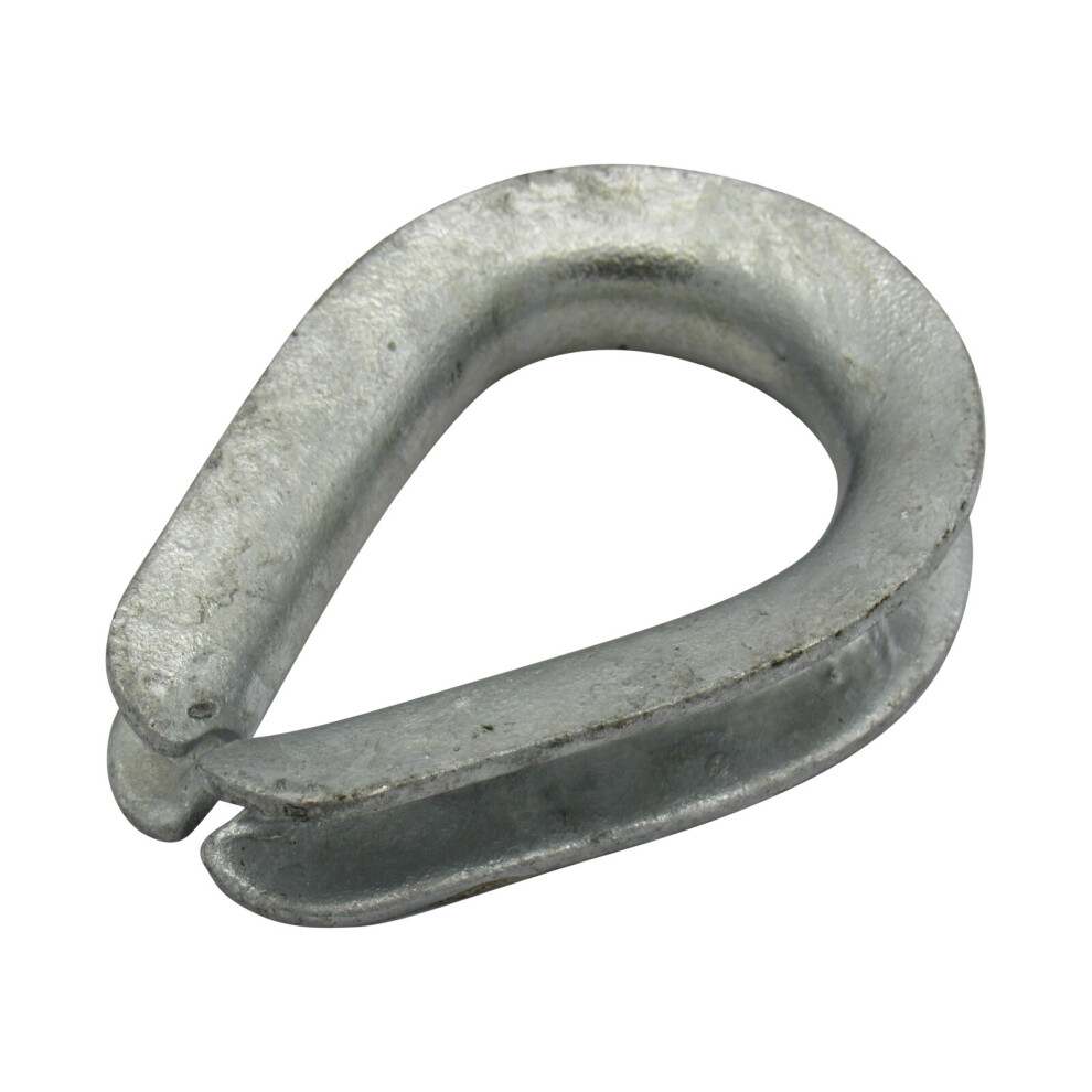 2.1/4" Us Fed Wire Rope Thimble - 56Mm Ff-T276b Type 3 Galvanised 600988503274