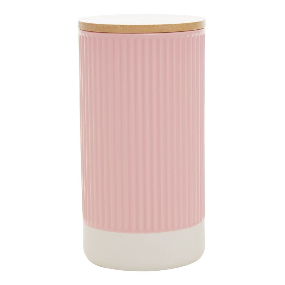 Premier Housewares Geome Storage Canister 1250Ml Pink