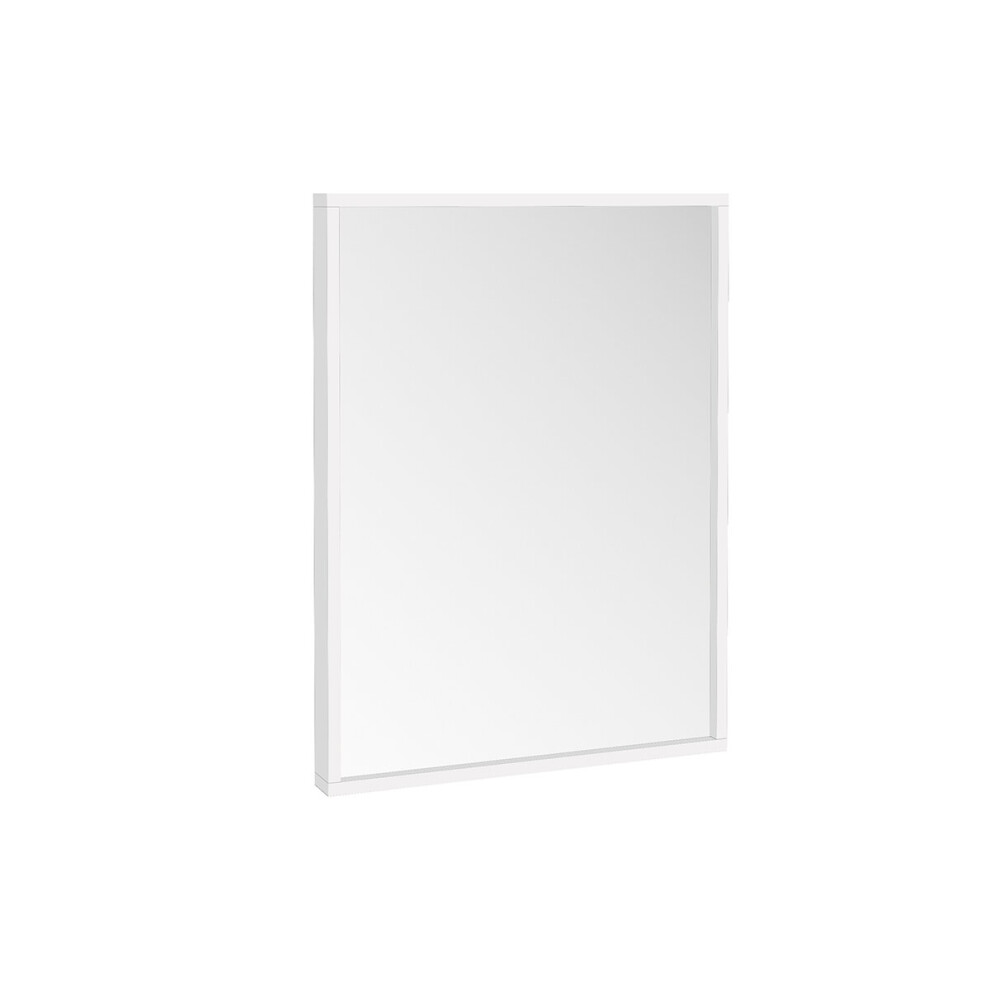 (Matt white) Aquariss Frame Rectangle Bathroom Wall Mirror 800x600mm-image-OPC-P8SZ9QB-NEW