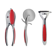Typhoon Living 3 Piece Kitchen Gadget Set - Can Opener, Pizza Cutter & Peeler