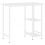 VidaXL vidaXL Computer Desk White MDF and Metal Office Study Working Side Desk Table 2