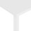 VidaXL vidaXL Computer Desk White MDF and Metal Office Study Working Side Desk Table 6