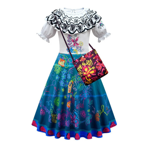 AmzBarley Mirabelle Madrigal Dress | Children's Encanto Costume