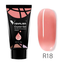 (R18, Set of 1 Colours) Venalisa 30g Acrylic Crystal Jelly Nail Gel