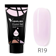 (R19, Set of 1 Colours) Venalisa 30g Acrylic Crystal Jelly Nail Gel
