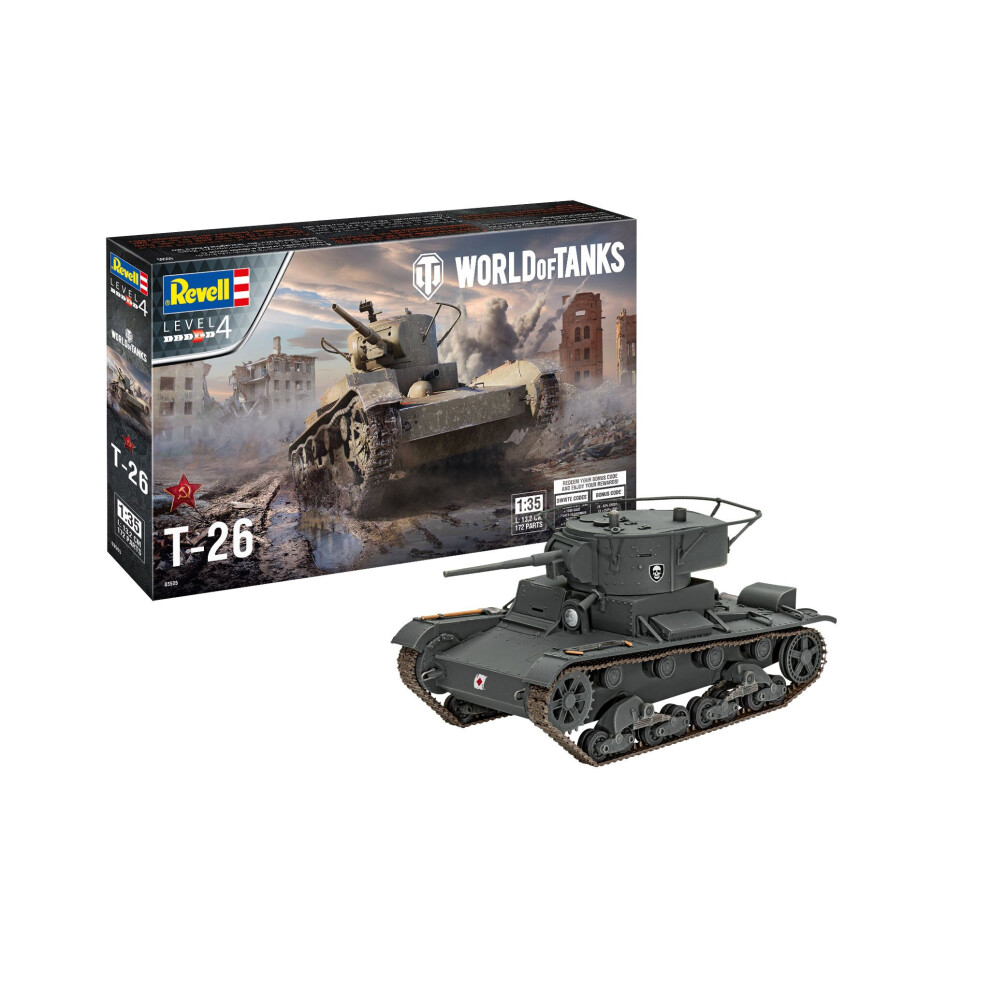 T 26 World Of Tanks 1:35 Scale Model Kit