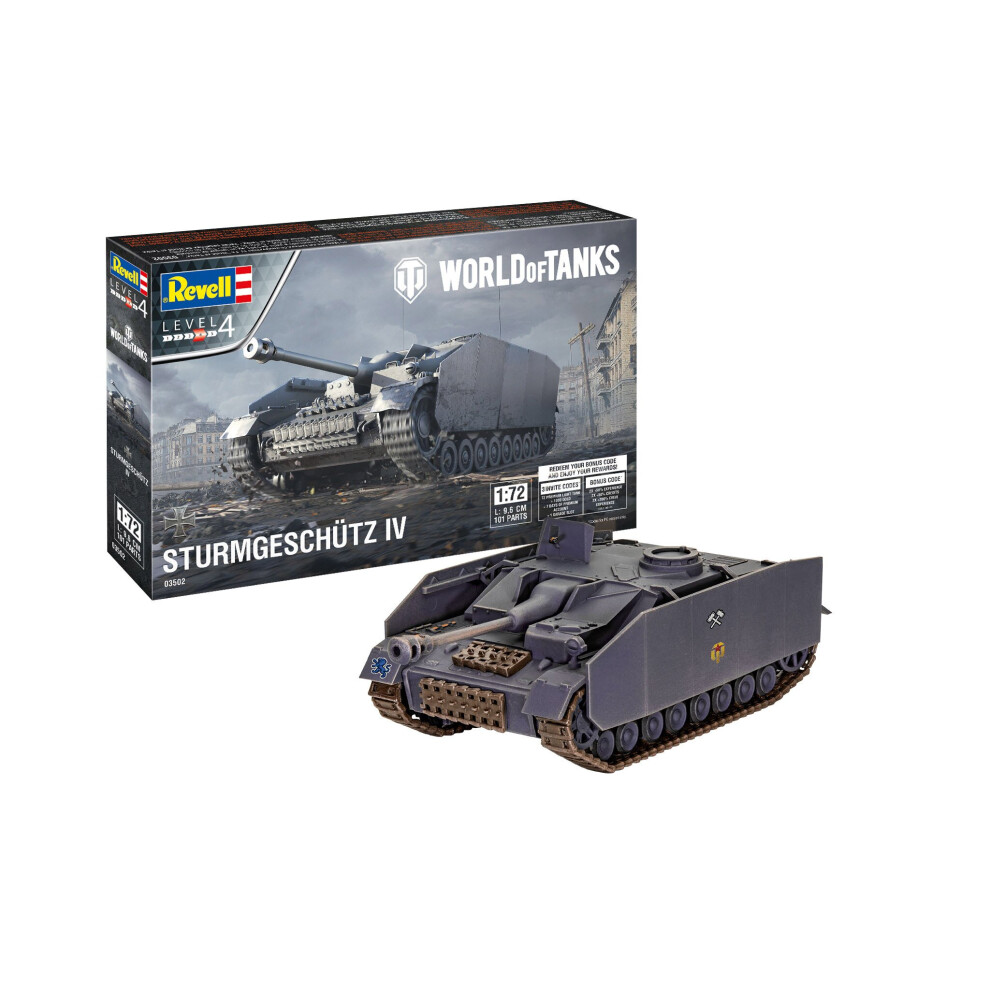 RV03502 - Revell World of Tanks 1:72 - Sturmgeschutz IV