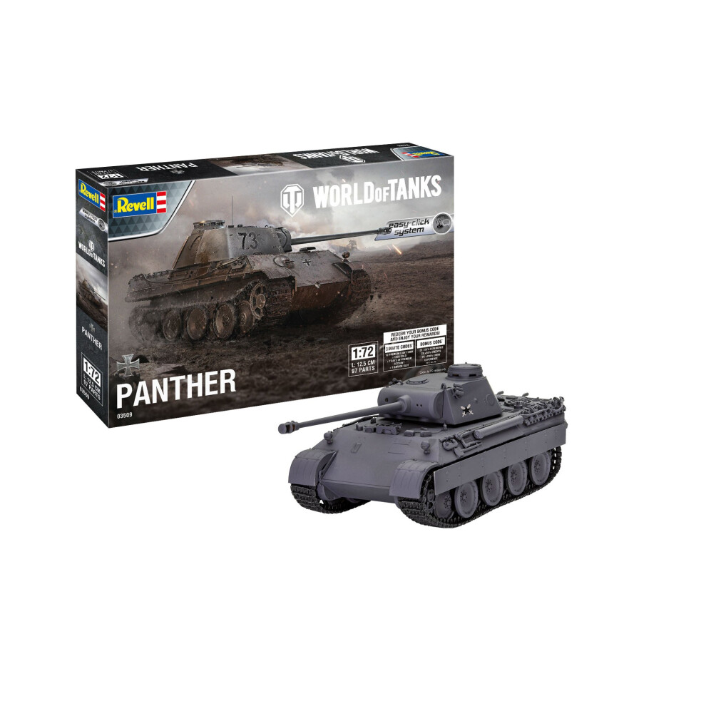 Revell Rv03509 - World Of Tanks 1:72 - Panther Ausf. D