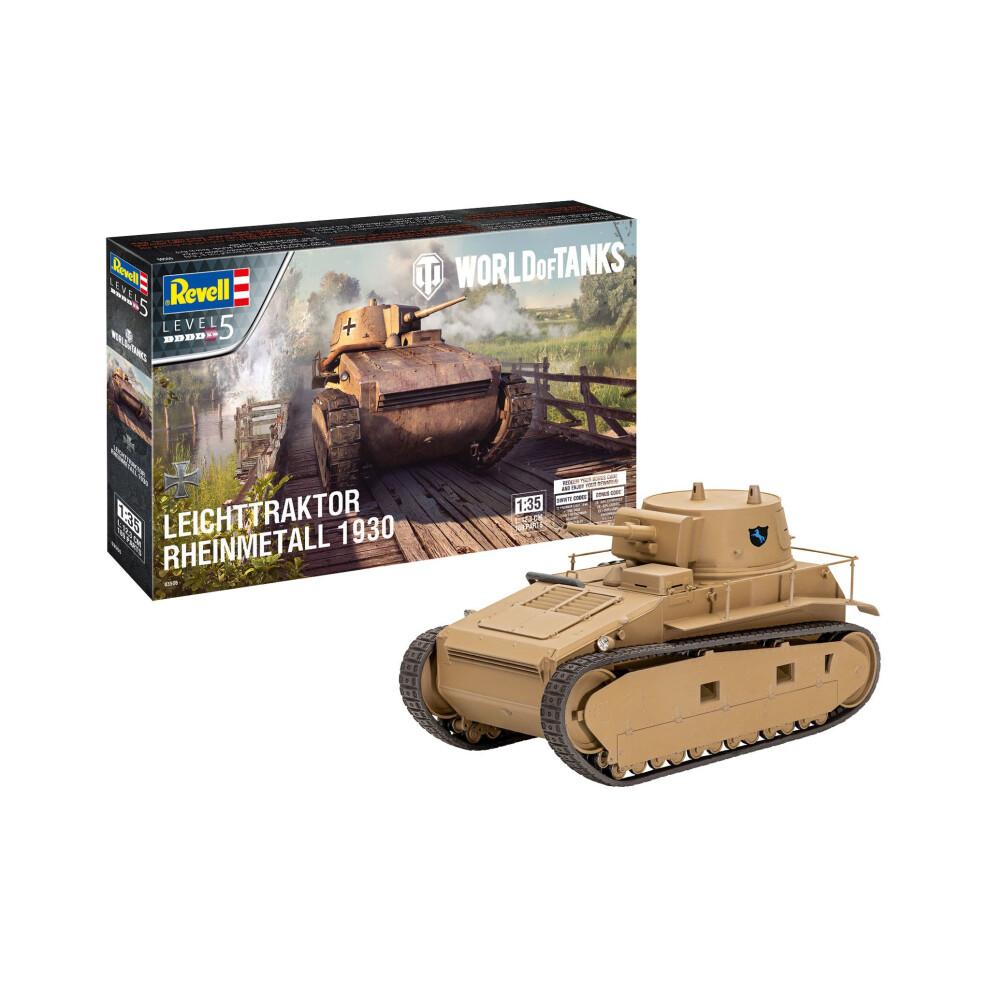 RV03506 - Revell World of Tanks 1:35 - Leichttraktor Rheinmetall 1930