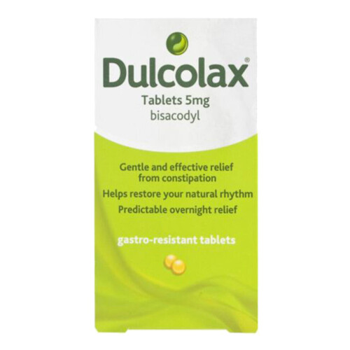 Dulcolax Bisacodyl Resistant Constipation Relief Laxative -100 Tablets