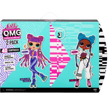 LOL Surprise OMG Fashion Doll 2-Pack ROLLER CHICK & CHILLAX Dolls