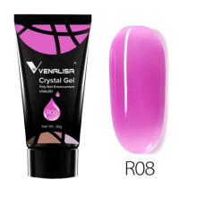 (R08, Set of 1 Colours) Venalisa 30g Acrylic Crystal Jelly Nail Gel