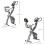 Homcom HOMCOM Grey 2-In-1 Upright Exercise Bike With Adjustable Resistance 9