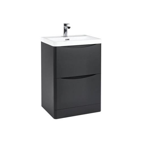 (Matt Grey) Aquariss -  Floor Standing Vanity Unit With Basin 1