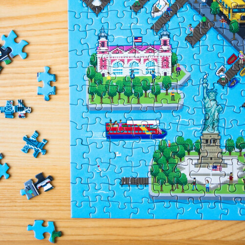 bopster 8-bit Pixel Jigsaw Puzzle NEW YORK - 180 Piece 2