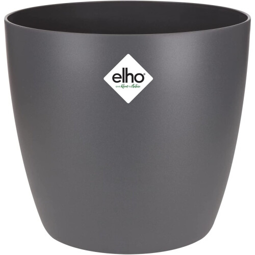 (Anthracite ) Elho Brussels Round 30 - Flowerpot