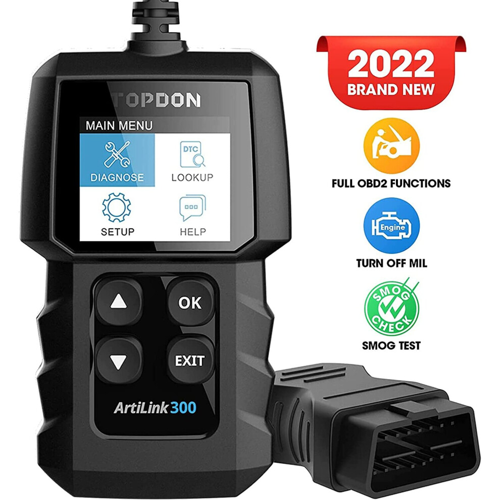 OBD2 Scanner Code Reader Topdon AL300 Car Check Engine Fault Code Reader