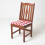 Homescapes (1 Seat Pad) Red Stripe Seat Pad with Button Straps 100% Cotton 6