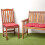 Homescapes (Two Seater) Red Polka Dot Bench Cushion 6