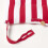 Homescapes (1 Seat Pad) Red Stripe Seat Pad with Button Straps 100% Cotton 4