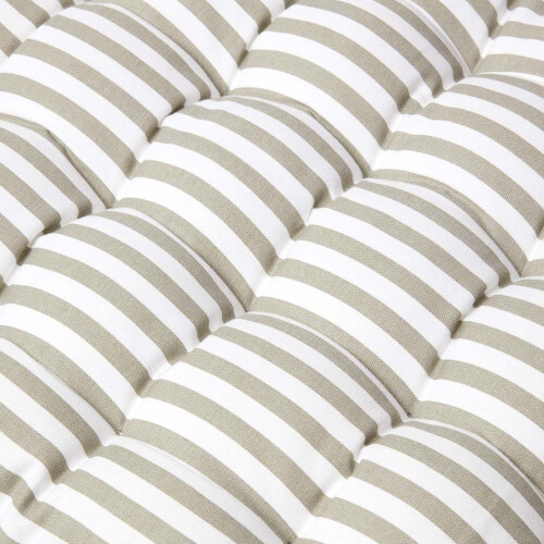 Homescapes (Two Seater) Grey Stripe Bench Cushion 2