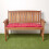 Homescapes (Two Seater) Red Polka Dot Bench Cushion 5