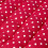Homescapes (Three Seater) Red Polka Dot Bench Cushion 3