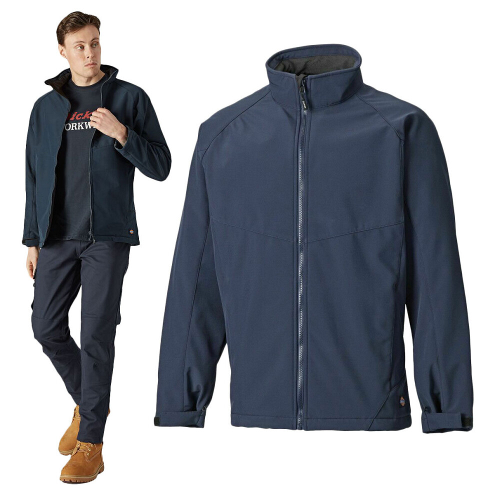 DICKIES Unisex Waterproof Jacket Softshell Breathable Lightweight Work Coat