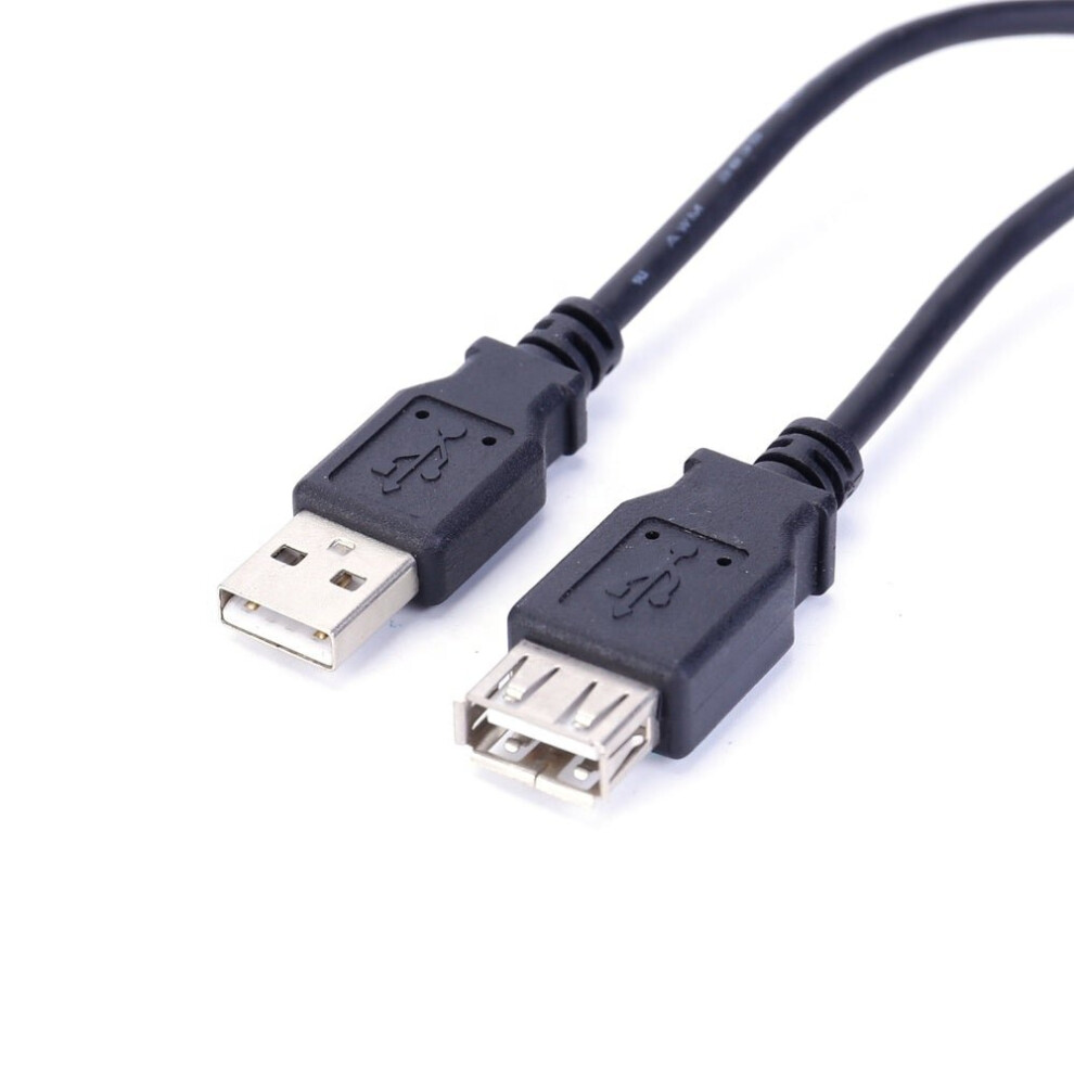 (1m, ) USB Male to Female Extension Lead - 1m / 2m / 3m