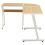 VidaXL vidaXL Corner Desk L-Shaped Oak Office Writing Table WorkStation Computer 3