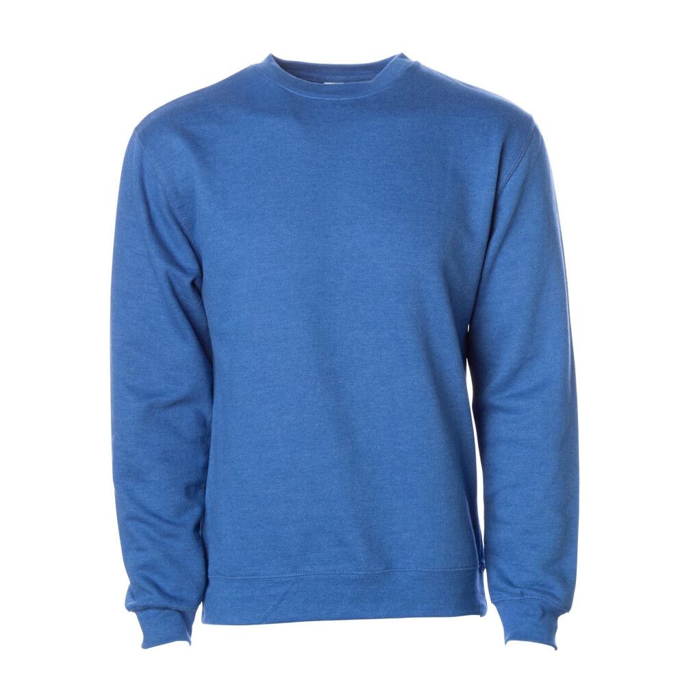 (Royal, S) Mens Plain Sweatshirt Jumper Jersey Sweater Top