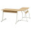 VidaXL vidaXL Corner Desk L-Shaped Oak Office Writing Table WorkStation Computer 5