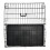 Dog Cage Folding 2 Door Crate   30" Black 5