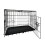Dog Cage Folding 2 Door Crate   30" Black 3