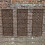 Selections Set of 3 Willow Trellis Framed Panel (120cm x 45cm) 2