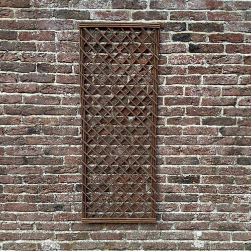 Selections Set of 3 Willow Trellis Framed Panel (120cm x 45cm) 2