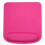 (Red) Square 5mm Mouse Mat with Wrist Support 5