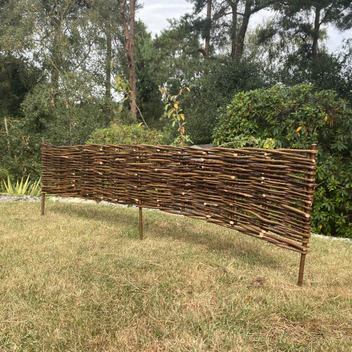 Selections Willow Hurdles Lawn Edging (120cm x 20cm) - 5 Panels 2