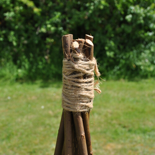 Selections Set of 2 Spiral Willow Garden Obelisks (1.15m) 1