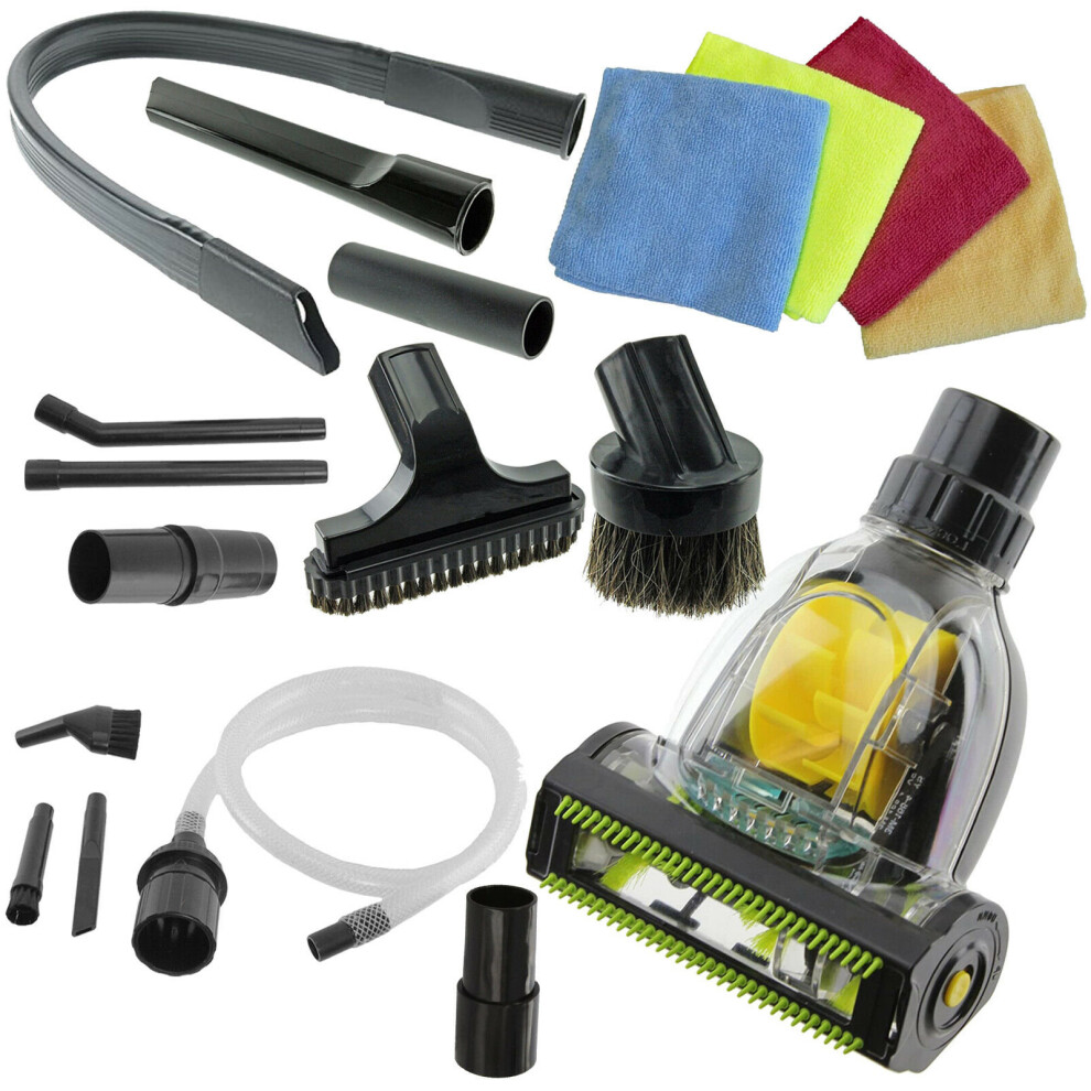 Spares2go Car Detailing Complete Valet Kit For Vacuum Cleaner Universal (32Mm/35Mm)