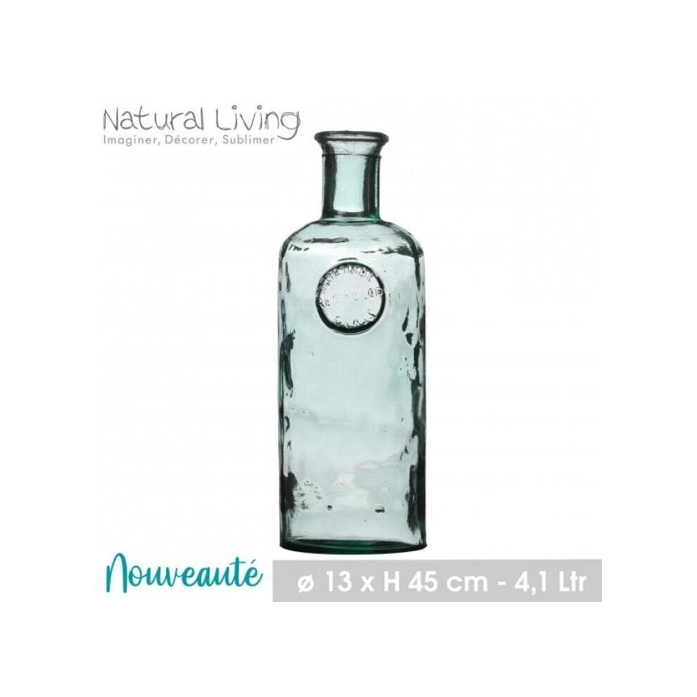 Vase Bottle In Recycled Glass 44X13 CM-image-OPC-P8T777S-NEW