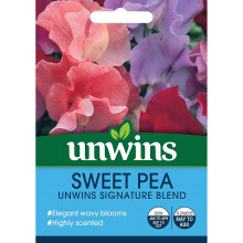 Unwins Grow Your Own Garden Flowers Sweet Pea Signature Blend Seeds Packet